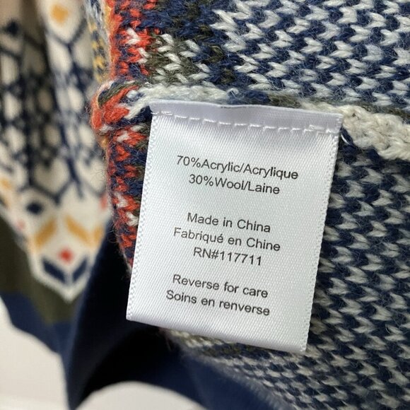 NWT Paisley & Gray Sweater Womens XL Knit Geometric Pullover Mock Neck L/S - Picture 6 of 11